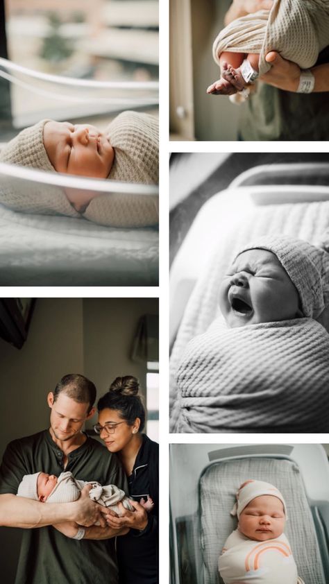 Newborn Photo Announcement Hospital, Pictures After Birth Hospitals, Newborn Photos Hospital Birth Pictures, Going Home From Hospital Picture, 48 Hour Newborn Pictures, Diy First 48 Photos, Iphone Hospital Pictures, Newborn Fresh 48, Weekly Newborn Pictures