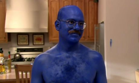 Tobias. "Excuse me, do these effectively hide my thunder?" Tobias Funke, Blue Man Group, Larry David, Funny Ads, Arrested Development, Tv Network, I'm Afraid, Tv Characters, House Of Cards