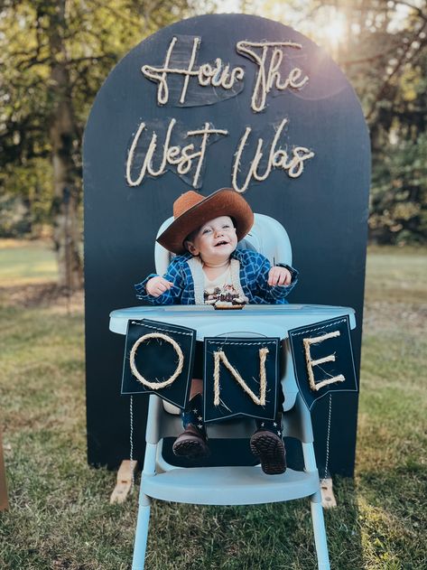 First Cowboy Birthday Party, Cowboys First Birthday, Wildest One In The West Boy, Western One Birthday, My First Rodeo Boy Birthday, My First Rodeo Birthday Backdrop, How The Wild West Was One Party, Wildest One In The West, Wild West One Birthday Party