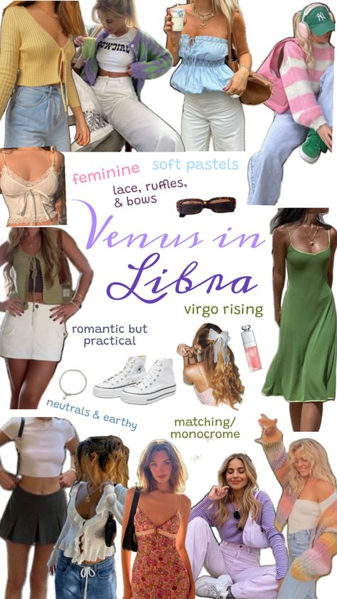 Libra in venus with Virgo rising outfit zodiac dressing for your zodiac sign Virgo Rising Style, Virgo Outfits, Venus In Virgo, Venus In Libra, Virgo Rising, Libra Virgo, Boujee Outfits, Inspo Outfit, Basic Outfits