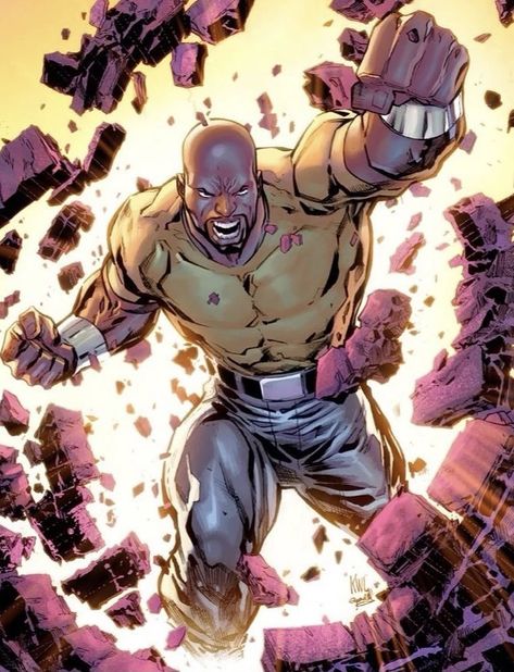 Power Man Marvel, Pantheon Lol, Luke Cage Comics, Luke Cage Marvel, Mr Sinister, Heroes For Hire, Superhero Team, Power Man, Black Comics