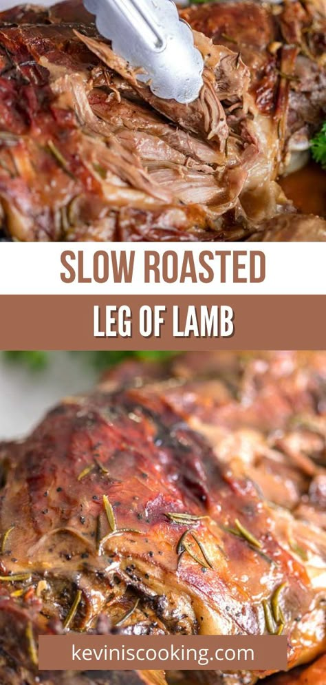 Boneless Lamb Leg Roast, Boneless Lamb Leg Recipe, Slow Cooked Lamb Leg, Slow Cooker Lamb Roast, Lamb Leg Roast, Slow Roasted Leg Of Lamb, Lamb Leg Roast Recipes, Lamb Recipes Oven, Braised Leg Of Lamb