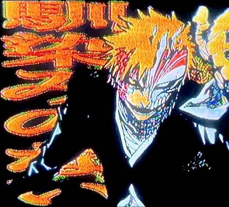 Glitch Anime, Aesthetic Glitch, Ichigo Manga, Rockabilly Art, Swag Pics, Bleach Anime Ichigo, Comic Style Art, Graphic Poster Art, Bleach Art