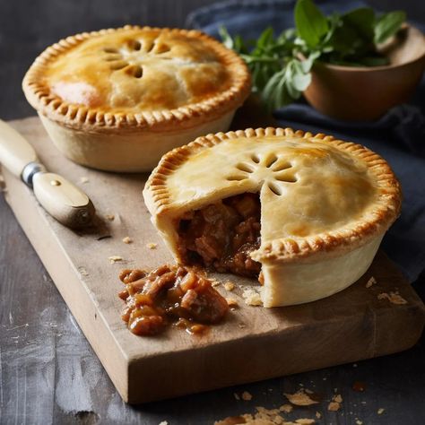 Meat And Potato Pie, Easy Supper Recipes, Homemade Pie Recipes, Potato Pie Recipe, Beef Pies, Eid Food, Scottish Recipes, Potato Pie, Meat Pie