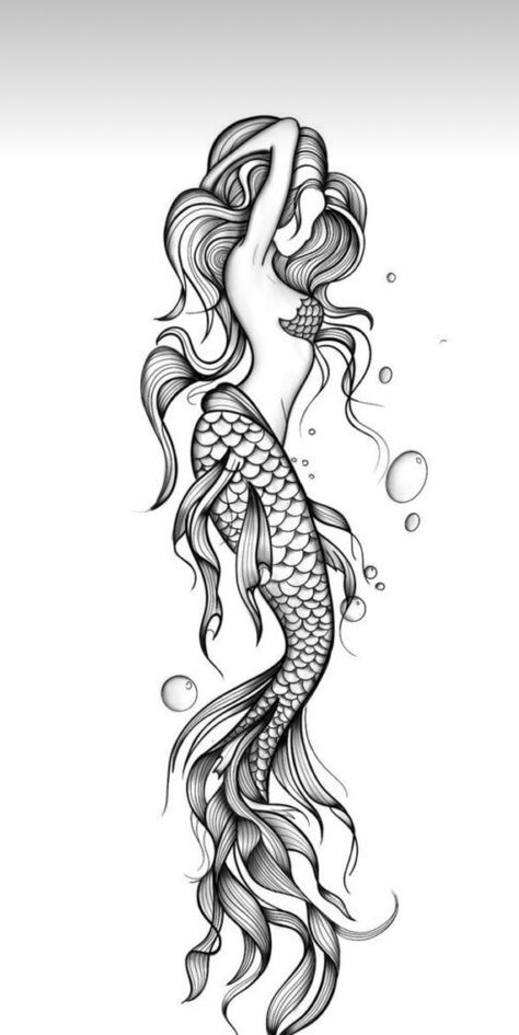 Growth Tattoos, Siren Tattoo, Meaning Tattoos, Tattoos Aesthetic, Mermaid Tattoo Designs, Guys Tattoos, Pirate Tattoo, Tattoos Arm, Women Tattoos