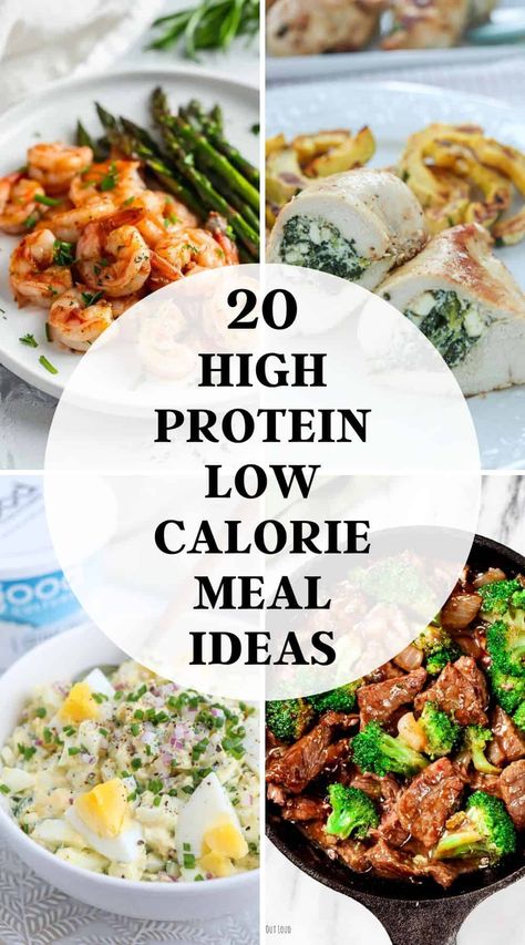 Discover 20 protein-rich, low-calorie meal ideas designed to elevate your nutrition game. Whether you prefer meat and fish dishes, plant-based lunches, or innovative breakfast options, these recipes are tailored to enhance protein intake for muscle growth and recovery while keeping calorie counts in check. Ideal for individuals aiming for weight management or a healthier lifestyle, these meals strike the perfect balance between nutritional value and delicious flavors. Lean Easy Dinners, Healthy Low Calorie Meal Prep Recipes, Lean Meal Ideas, High Protein Low Carb Plan, Protein Menu Ideas, One Pan Low Calorie Meals, Lean Dinner Recipes Clean Eating, Protein And Vegetable Meals Clean Eating, Simple Easy Healthy Dinners