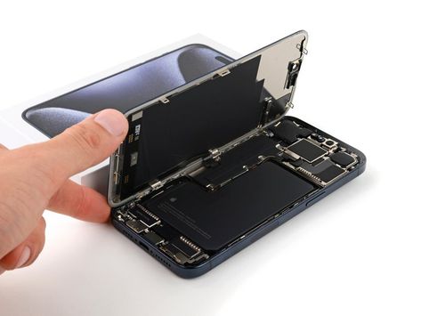 iPhone 15 Pro Max Screen Replacement - iFixit Repair Guide Broken Iphone 12 Pro Max Screen, Iphone Repairing, Broken Iphone 15 Pro Max Screen, Apple Repair, Repair Attempts, Cracked Screen, Iphone Repair, Screen Replacement, Repair Guide