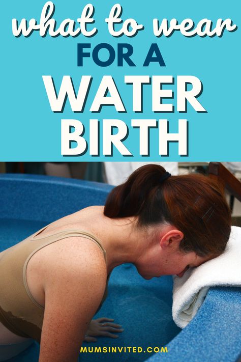 Not sure what to wear for a water birth?Discover all the options and alternatives to wear during a water birth in the hospital, at a birth centre or even at home! Birth. Water Birth. Birthing Pool. Water Birth Clothes, Hospital Water Birth, Home Birth Ambiance, Water Birth Outfit, Home Birth Prep, Water Birth Aesthetic, Natural Birth Videos Pushing, Water Birth Video, At Home Birth