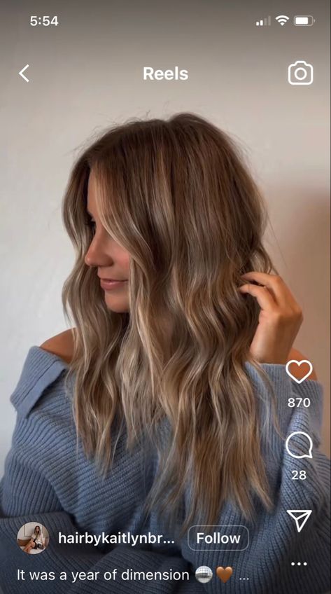 Balayage, 8n Highlights, Dark Blonde Hair With Subtle Highlights, Fall Hair Colors Dark Blonde, Highlights On Light Brown Hair Straight, Easy To Maintain Hair Color Brunette, Dark Brown Haircut Ideas, Hair Inspo Color Balayage, Natural Blonde To Brunette