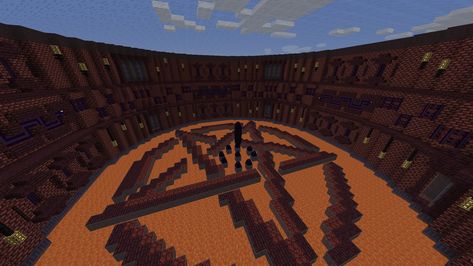 Minecraft pentagram Minecraft Pentagram, Minecraft Pvp Arena, Minecraft Stuff, Minecraft