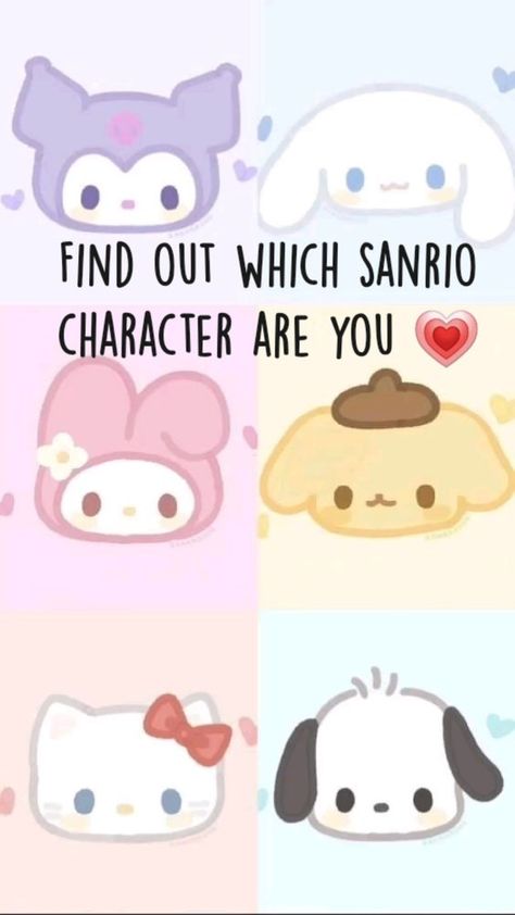 Sanrio Cute Pfp, Christmas Wishlist Ideas For Kids, Hello Kitty Personality, How To Draw Pochacco, Cute Sanrio Pictures, Make Your Own Sanrio Character, Sanrio Cute Drawing, Hello Kitty Episodes, What Sanrio Character Are You