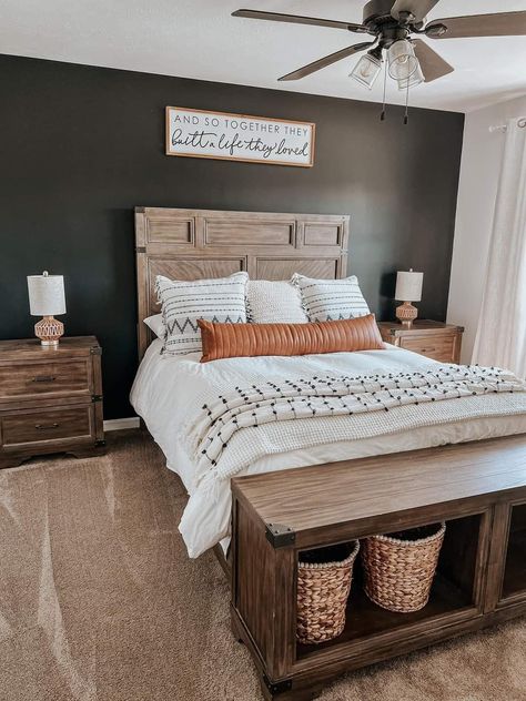 Western Home Decor Bedroom, Western Bedrooms, Western Bedroom Decor, Western Rooms, Decor Ideas Bedroom, Western Home, Bedroom Idea, Country Bedroom, Design Exterior