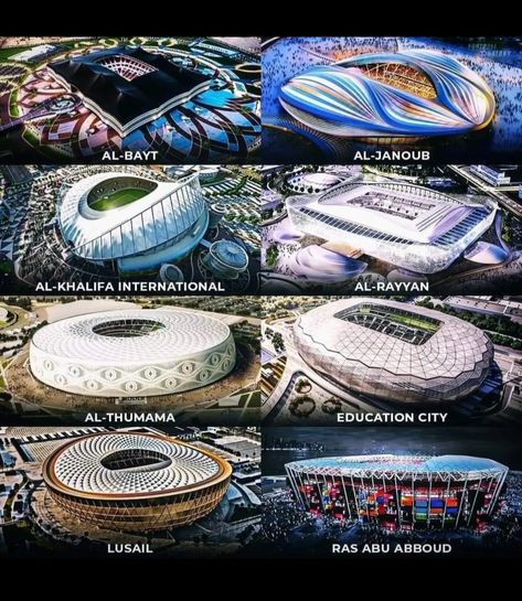 STADIUM #FIFA2022 World Cup 2022 Stadium, Qatar Football Stadium, Fifa Worldcup 2022, Qatar World Cup Stadiums, Qatar Stadium, Cool Football Boots, Football World Cup 2022, Fifa Qatar, Best Soccer Shoes