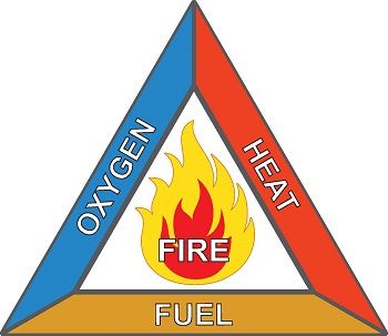 oxygen_heat_fuel_fire_triangle_forest_wildfire Purposive Communication, Fire Science, Fire Triangle, Safety Activities, Fire Safety Activities, Stem Lessons, Stem Lesson, Science Topics, Wild Fire