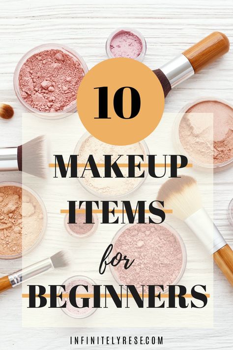 Makeup Items For Beginners, Basic Makeup Items, Makeup Essentials For Beginners, Basic Makeup For Beginners, Basic Makeup Kit, Makeup Starter Kit, Complete Makeup, Beginner Makeup, Makeup Brushes Guide