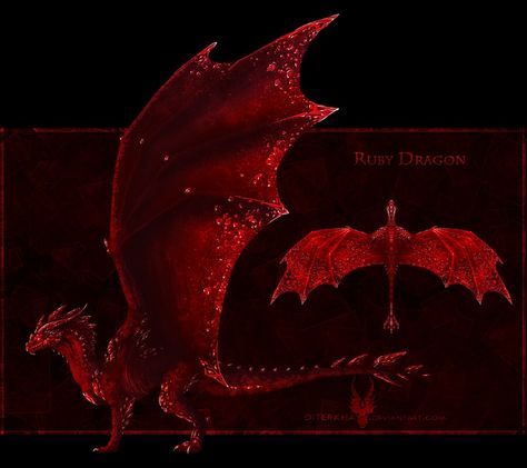 Ruby dragon by Diterkha Please do not use for the sake of the artist and adoptable owner Ruby Dragon, Gem Dragon, Emerald Dragon, Mini Dragon, American Flag Wallpaper, Devian Art, Dragon Artwork Fantasy, Dragon Series, Greek Mythology Art