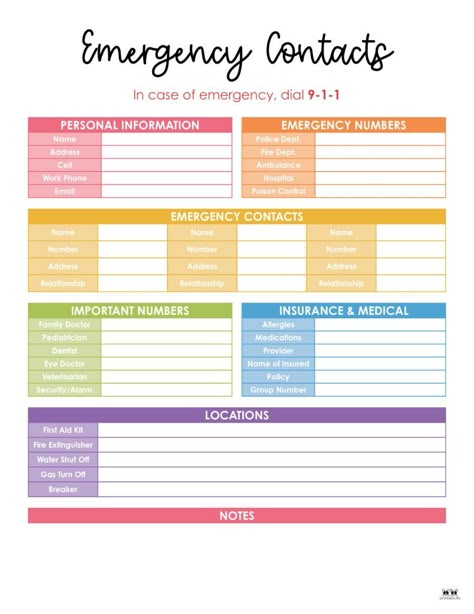 Choose from 20 unique contact list templates for personal, emergency, or staff use. All pages can be printed from a personal printer. 100% FREE! Emergency Contact List Printable Free, Contact List Template, Pec Cards, Communication Ideas, Printing Templates, Emergency Contact List, Guest List Template, Memorial Day Coloring Pages, Summer Calendar