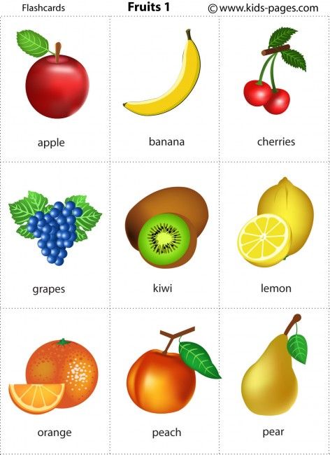 Food Flashcards, Learning English For Kids, Flashcards For Kids, Kids Pages, Kids English, Printable Flash Cards, English For Kids, English Lessons For Kids, English Activities