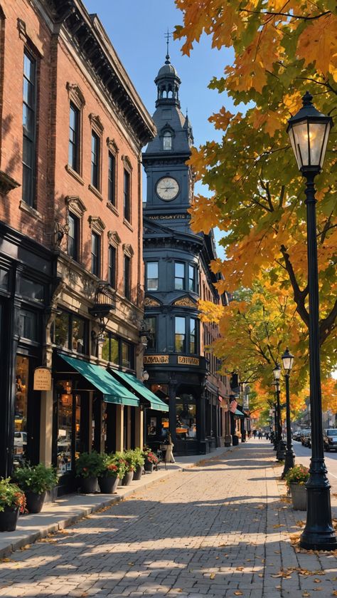 🌟 Explore and Experience Batavia, NY: History, Art, and Adventure! 🎨 Small Town Downtown, Batavia New York, Autumn In The City, Beautiful America, New England Town, City Layout, Architecture City, Western New York, New England Travel