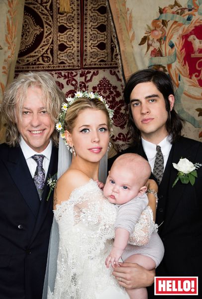 Peaches Geldof wedding Peaches Geldof Wedding, Peaches Geldof, Bob Geldof, Floral Headdress, Celebrity Bride, Hello Magazine, Charlotte Rampling, Monsieur Madame, Wedding Flower Inspiration