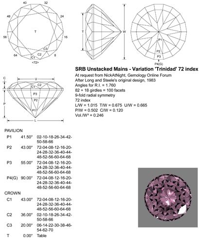 GemologyOnline.com • View topic - From the GPU - post your GemCAD design requests here! Gemstone Faceting Diagrams, Jewels Drawing, Gem Cuts, Lapidary Jewelry, Mathematics Geometry, Gem Drawing, Jewel Drawing, Jewelry Template, Faceted Design