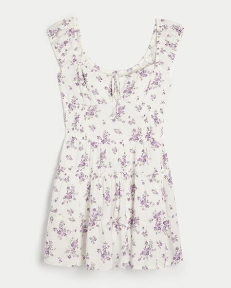 Women's Hollister Sofia Skort Dress | Women's Dresses & Rompers | HollisterCo.com Hollister Clothes, Skort Dress, Family Pics, Teen Clothing, Tier Skirt, Tiered Skirt, Dress Romper, Clothing For Women, Summer 2024