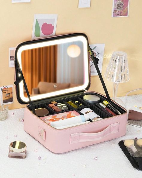 https://dengss.clothing/travel-makeup-bag-with-light-up-mirrormakeup-travel-case-with-adjustable-dividerswaterproof-makeup-train-caselighted-makeup-case-with-led-mirror-pu-leather-storage-organizer-cosmetic-bag/?feed_id=1779839&_unique_id=660478b105314&utm_source=Instagram&utm_medium=28dengss&utm_campaign=FS%20Posteronline%20clothing#DENGSS #fashion #style #love #instagood #like #beautiful #follow #clothing #model #beauty #happy #cute #shoes #shop #DENGSSFASHION #DENGSSSHOES #DENGSSKIDS C... Cosmetic Case Travel, Makeup Suitcase, Light Up Mirror, Travel Makeup Bag, Clothing Model, Makeup Train Case, Mirror Makeup, Leather Storage, Makeup Travel Case