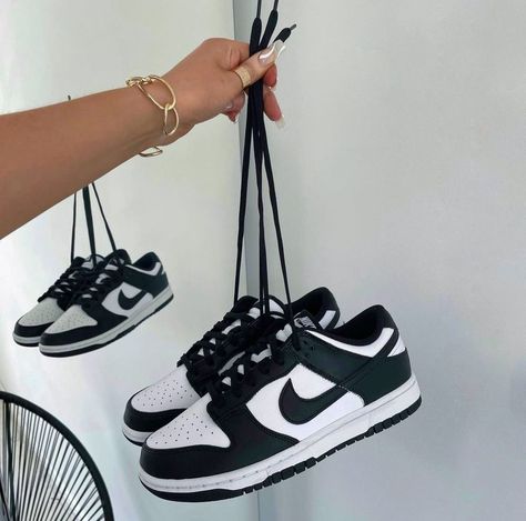 Cop The Sauce on Instagram: “Nike Dunk Low Panda 🐼 🛍 Shop now on copthesauce.com ✅ Brand new & Authentic 📸 @nataliabone #copthesauce” Dunk Low Shoes, Air Jordans 1, Jordans 1, Basket Nike, Trendy Shoes Sneakers, Nike Shoes Girls, All Nike Shoes, Cute Nike Shoes, Hype Shoes