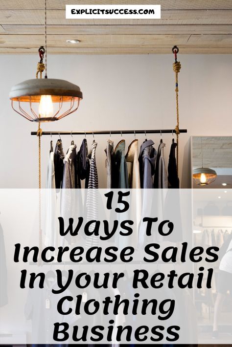 People have to wear clothes, it’s one of the basic necessities of life, so they need stores that sell clothes. Not just any clothes because most people are a lot more fashion and looks-conscious than they’d like to admit. Your job is to convince them and make them feel that the very best clothes, deals, prices and customer service are at your store. #business #clothes #retail #clothing #sales #profit #increase #marketing #products Shop Interiors Clothing, Women's Clothing Store Design, Marketing Clothing, Business Canvas, Basic Necessities, Business Clothes, Clothing Sales, Clothing Store Design, Retail Marketing