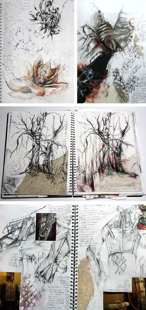 A Level Textiles: Beautiful Sketchbook Pages Fashion Sketchbook, Art Sketchbook, Some Drawings, Sketchbook Ideas, Project Inspiration, About Art, An Article, Art Project, Eye Candy