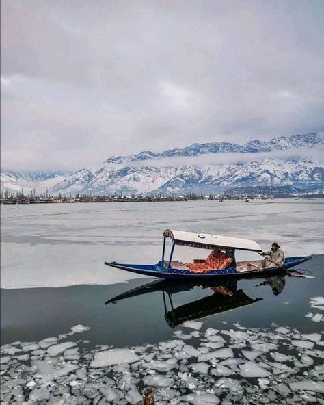 Dal lake frozen in Kashmir Dal Lake, Vision Board Photos, Frozen Lake, Jammu And Kashmir, Frozen, Lake, The Incredibles, Nature