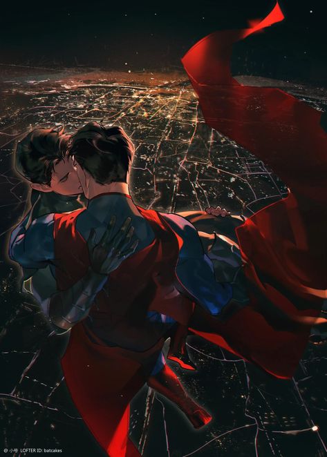 #Batman #Superman #DC Batman And Batfamily, Clark Kent And Bruce Wayne, Superbat Wallpaper, Batman And Superman Fanart, Batman And Superman Ship, Superbat Mpreg, Superman X Batman Fanart, Superbat Comics, Batman X Superman Kiss