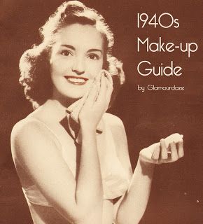 1940's Makeup, 1940s Makeup, Vintage Makeup Looks, Forties Fashion, Tips For Black Women, Simple Skin Care, 1940s Hairstyles, 1940's Fashion, Organic Beauty Products