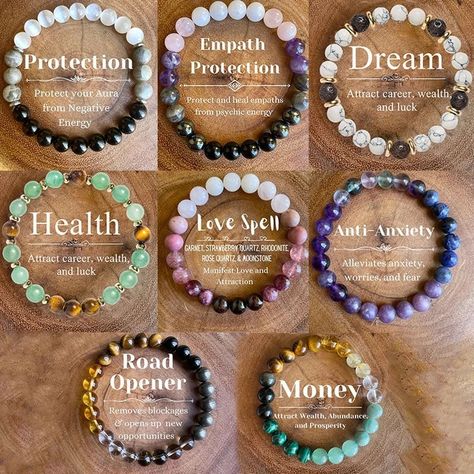 👉 Comment "Shop" order this item 👈 Fashionable Natural Stone Beaded Bracelet 👇 https://postdolphin.com/t/LPD3R Natural Stone Jewelry Diy, Chakra Bracelet Diy, Crystal Bracelets Diy, Road Opener, Bead Stretch Bracelets, How To Make Crystals, Empath Protection, Healing Gemstone Bracelets, Bracelets With Meaning