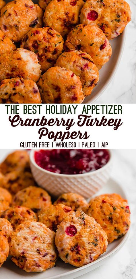 These Cranberry Sweet Potato Turkey Popper are the ultimate holiday appetizer! They're paleo, whole30, gluten-free, and AIP compliant. Best Holiday Appetizers, Cranberry Turkey, Deep Cleaning Hacks, Holiday Appetizer, Aip Recipes, Wellness Recipes, Holiday Appetizers, Time Saving, Whole 30 Recipes