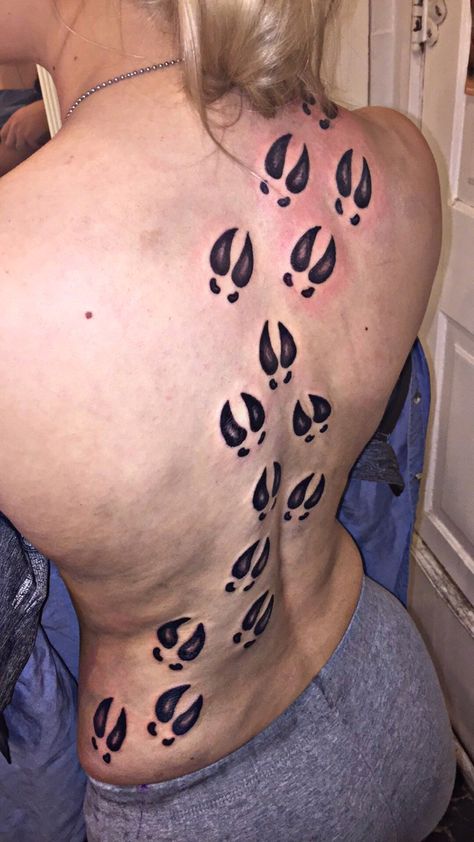 Deer tracks tattoo Deer Jumping Tattoo, Track Tattoo Ideas, Feminine Hunting Tattoos, Animal Tracks Tattoo, Deer Hunting Tattoos For Men, Women’s Hunting Tattoo, Deer Track Tattoo, Track Tattoo, Pictures Of Deer