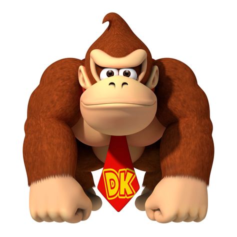 034. Donkey Kong (Legendary) Donkey Kong Party, Don King, Donkey Kong Country, Mario Art, The Donkey, Donkey Kong, Super Nintendo, Super Smash Bros, King Kong