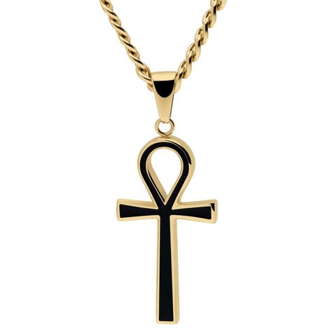 * Nickel-free  * Adjustable length  * Surgical-grade stainless steel Ankh Jewelry, Egyptian Cross, Ankh Pendant, Key Of Life, The Circle Of Life, S Necklace, The Afterlife, Square Rings, Circle Of Life