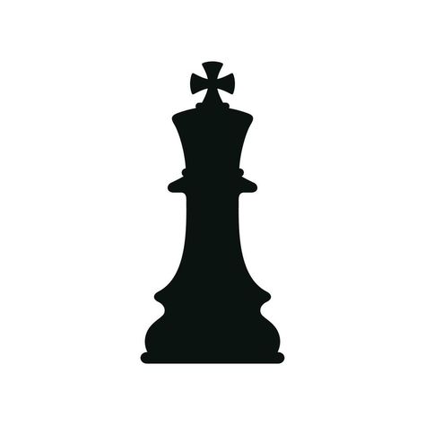 King chess icon isolated on white background Chess Vector, Chess Icon, Chess Logo, King Chess, Chess King, Tree Saw, Heart Tree, Cityscape Photos, Logo Banners