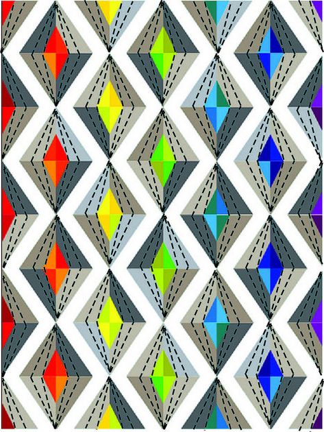 How to quilt your Prism Quilt Quilt Diy Tutorial, Angela Walters, Rainbow Quilts, Walking Foot Quilting, How To Quilt, Solid Quilt, Longarm Quilting Designs, Quilt Modernen, Free Motion Quilt Designs