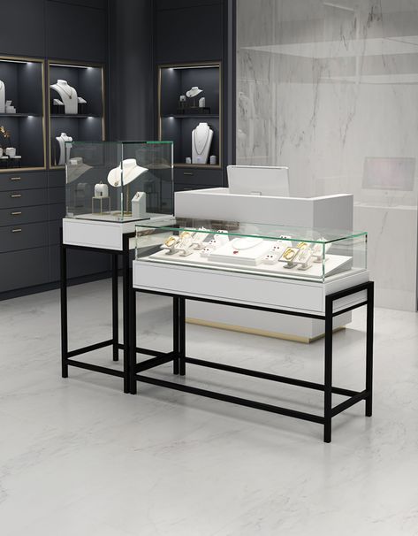 High end jewelry store musume display showcase High End Jewelry Display, Jewelry Shop Window, Jewelry Table Display, Jewelry Showroom, Jewelry Shop Display, Jewelry Store Interior, Jewelry Store Design, Jewellery Shop Design, Clothing Store Design