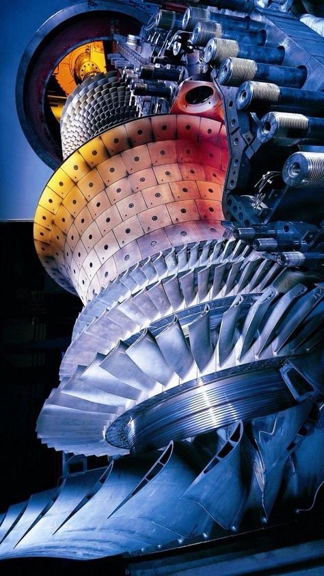 Gas Turbine Engine, Jet Motor, Jet Turbine, Steam Turbine, Turbine Engine, Gas Turbine, Industrial Machinery, Aircraft Engine, Aerospace Engineering