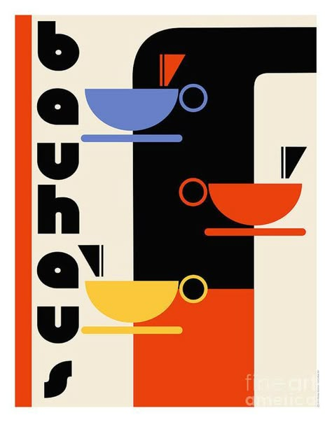 Bauhaus Kitchen, Bauhaus Graphic Design, Chinese Typography Design, Bauhaus Art, Bauhaus Poster, Geometric Poster, Bauhaus Style, Bauhaus Design, Typographic Poster