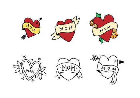 Mamma Tattoo, Tumblr Illustration, Cartoon Mom, Mom Tattoo, Doodle Art Journals, Wedding Tattoos, Word Design, Flower Quotes, Mom Tattoos