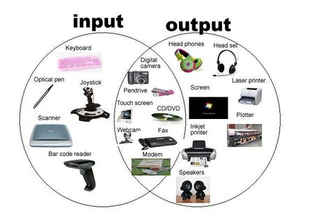 examples of input and output devices Computer Lessons, Output Devices Of Computer, Computer Project, Computer Lab Lessons, Computer Shortcut Keys, Teaching Computers, Computer Gadgets, Computer Projects, Computer Education