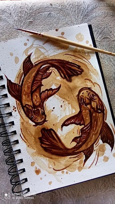 Coffee Art Painting, Canvas Painting Ideas, Coffee Painting, Acrylic Painting For Beginners, Pencil Art Drawings, Art Drawings Sketches Creative, Art Inspiration Painting, Mini Canvas Art, Painting Art Projects