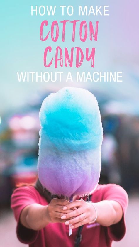 How to Make Cotton Candy without a Machine. Candy Club. Cotton Candy. DIY. Dragons Cake, Cotton Candy Recipe, Homemade Cotton Candy, Candy Experiments, Candy Club, Candy Recipe, Candy Recipes Homemade, Popcorn Bar, Homemade Candies