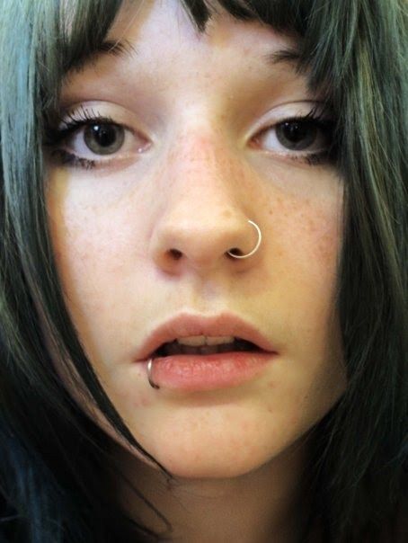 Piercings, Not Found, Tumblr, Ring, Hair, Black