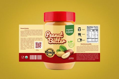 Label Design Church Banners Designs, Peanut Butter Jar, Packaging Label Design, Jar Design, Graphic Design Ads, Food Graphic Design, Food Poster Design, Box Packaging Design, Food Packaging Design