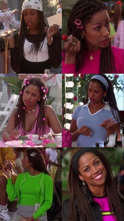 Dionne Clueless Hairstyles, Clueless Fashion Dione, Dione Davenport Outfits, 90s Black Women Outfits, 90s Outfit Black Women, 80s Black Women, Dionne Clueless Outfits, 1990s Trends, Dionne Clueless